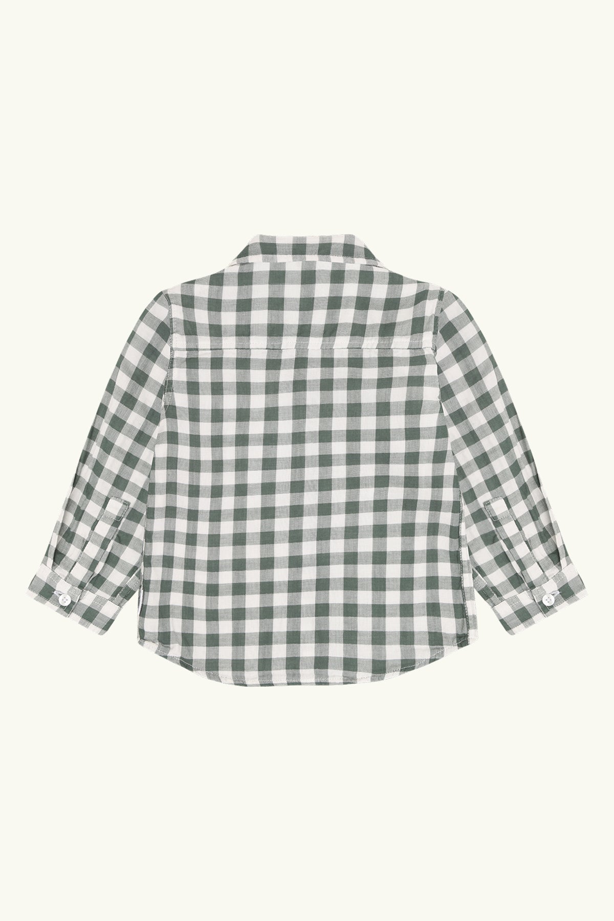 Hust & Claire / HCRavn Muslin Check Shirts / 3484 Balsam Green