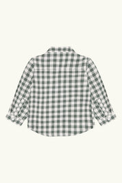 Hust & Claire / HCRavn Muslin Check Shirts / 3484 Balsam Green