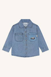 Hust & Claire / HCJack Denim Fall Shirts / 57 Blue Denim