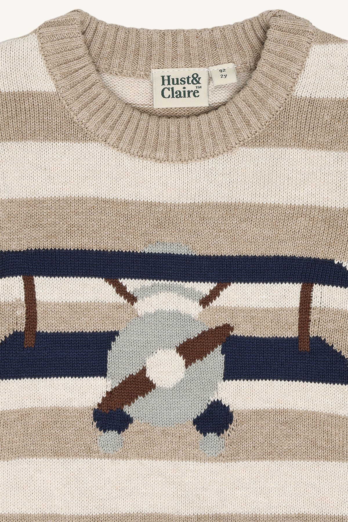 Hust & Claire / HCPelle Aeroplane Pullover / 3554 Biscuit