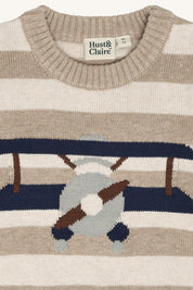 Hust & Claire / HCPelle Aeroplane Pullover / 3554 Biscuit