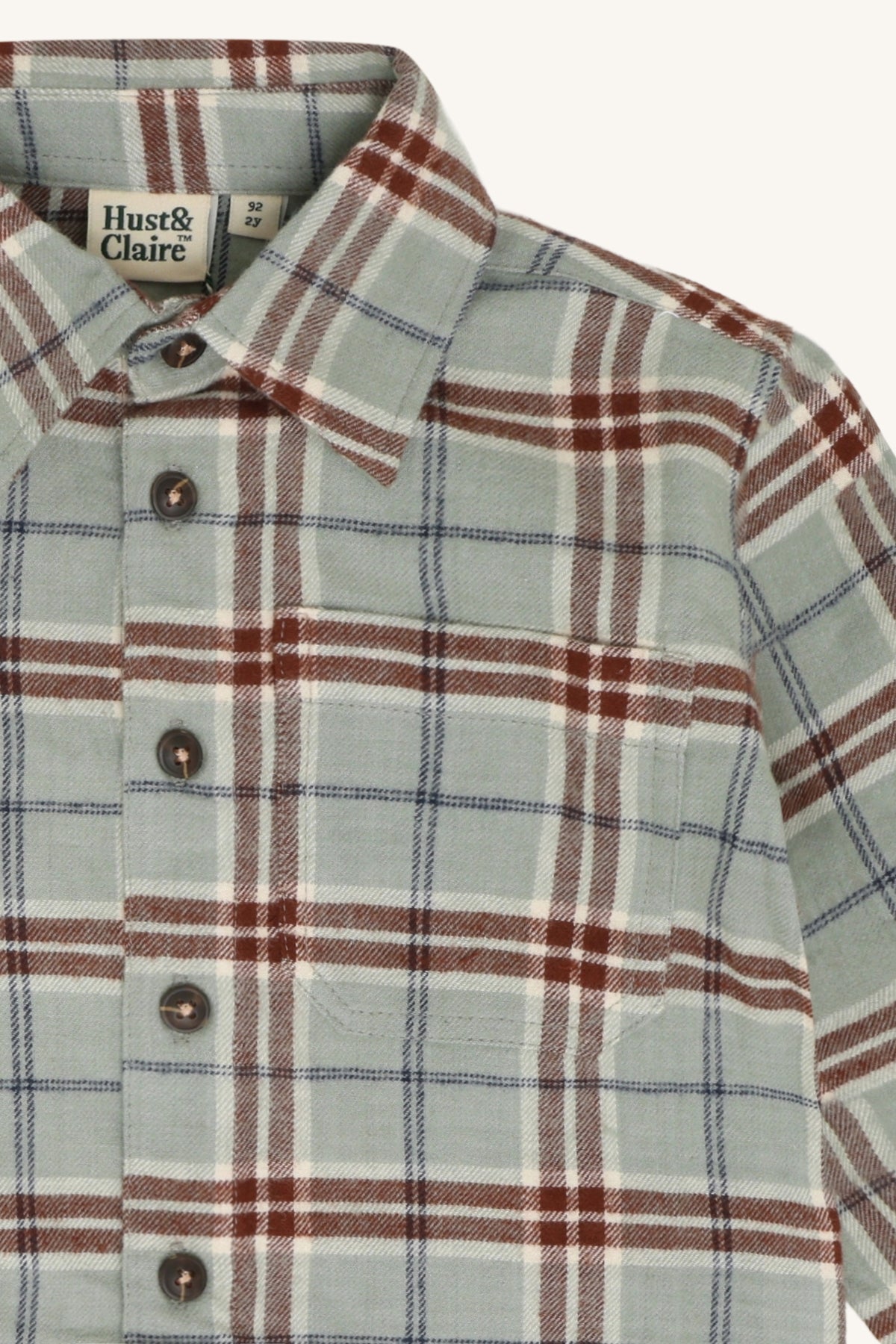 Hust & Claire / HCRavn Soft Shirts / 4440 Forest Fog