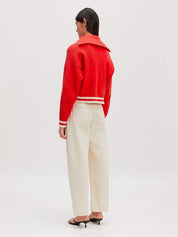 Edited / Lucila Cardigan / Red wash