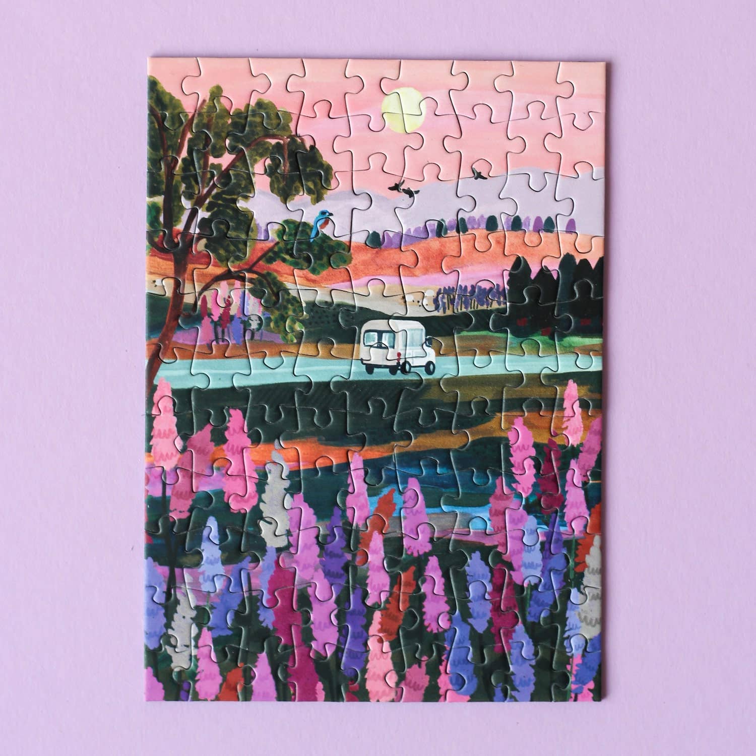 Mini-Puzzle Van Life, 99 Teile