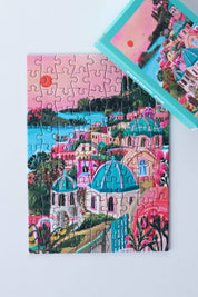 Mini-Puzzle Santorini Sun, 99 Teile