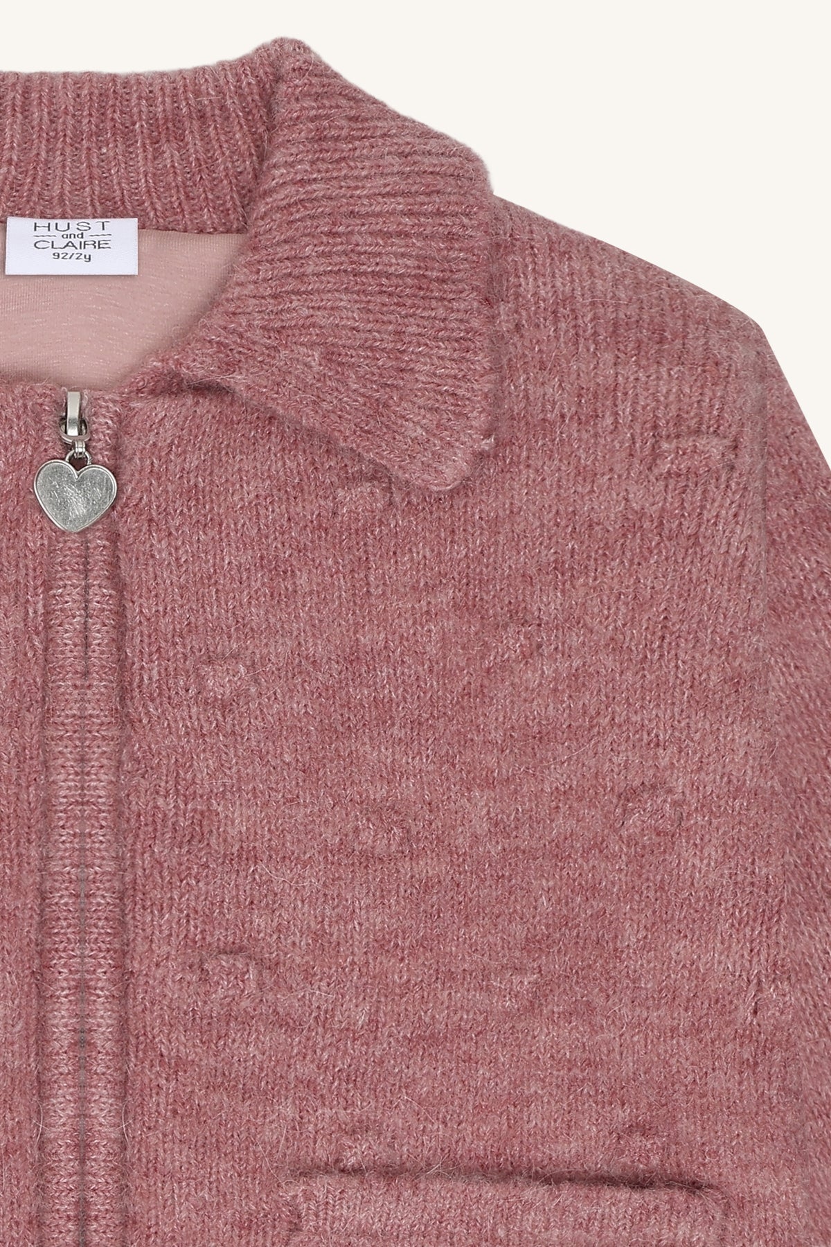 Hust & Claire / HCEmi Knit Jacket Knitwear / 3875 Heather