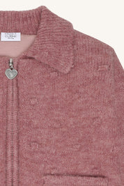 Hust & Claire / HCEmi Knit Jacket Knitwear / 3875 Heather