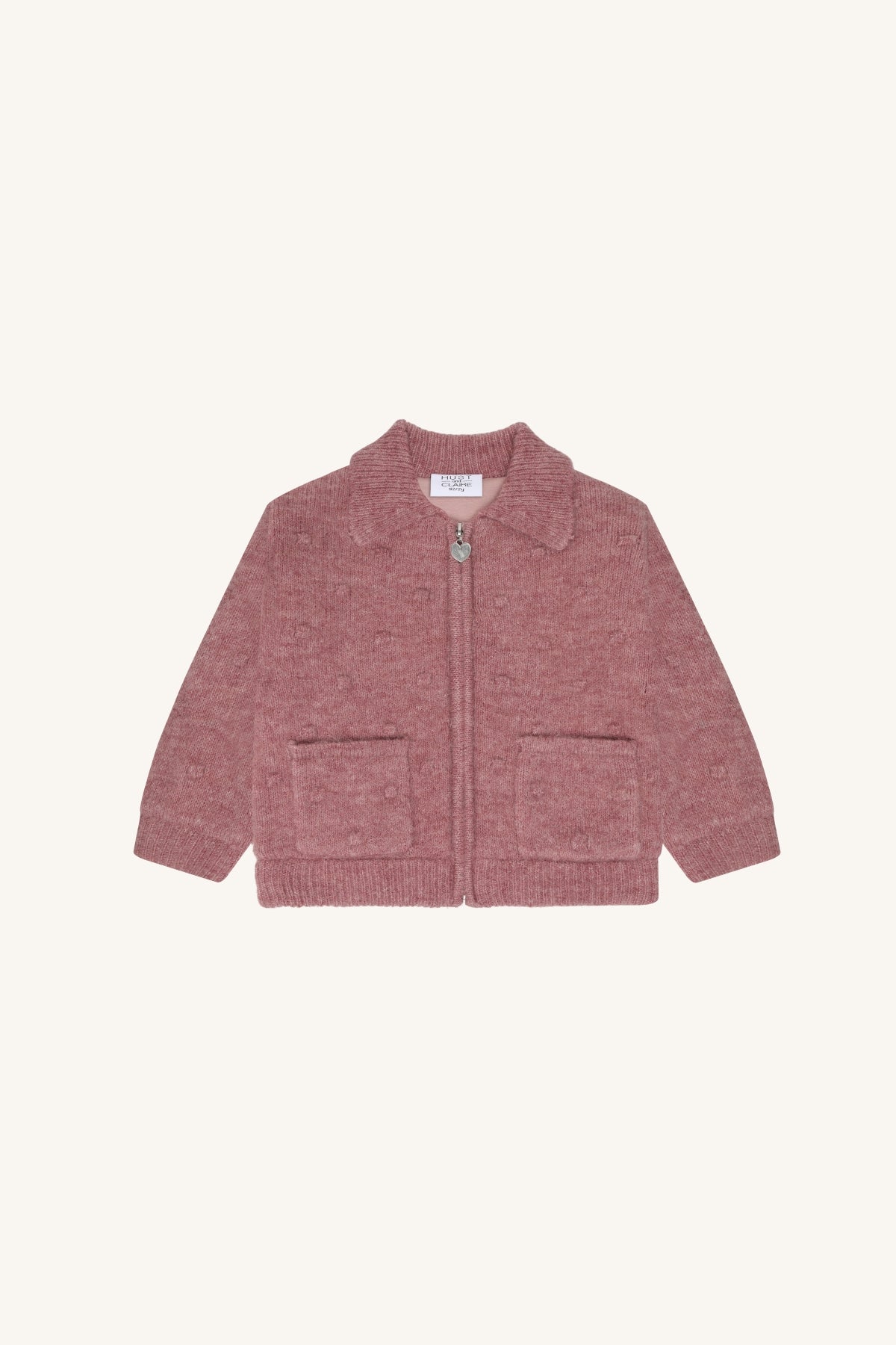 Hust & Claire / HCEmi Knit Jacket Knitwear / 3875 Heather