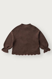 Hust & Claire / HCCharlotte Flowerboom Pullover / 3594 Toffee Melange