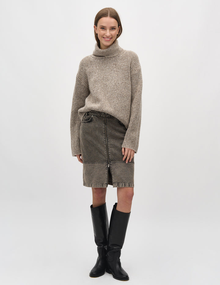 MbyM / Kemina-M Hevelyn / Taupe Oat Stripe