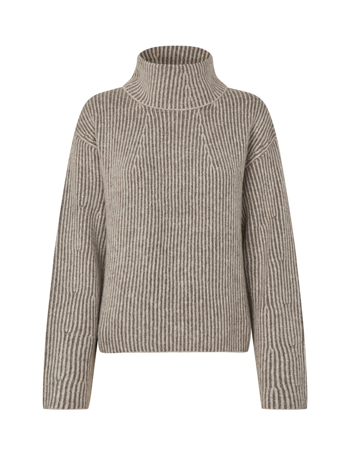 MbyM / Kemina-M Hevelyn / Taupe Oat Stripe