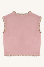 Hust & Claire / HCElla Fleece Vest Waistcoat / 3875 Heather