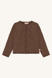 Hust & Claire / HCCilja Pointelle Cardigan / 3594 Toffee Melange