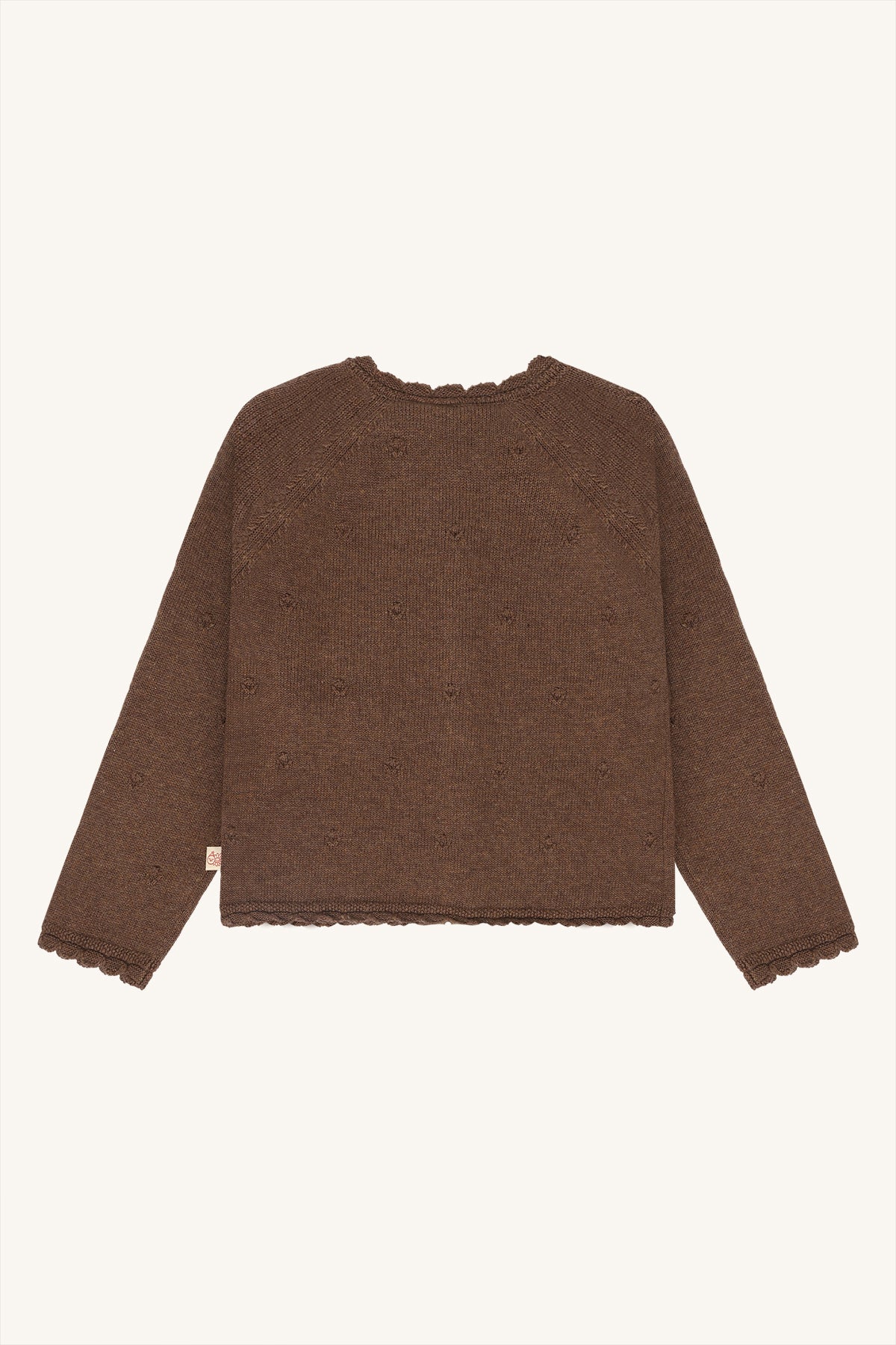 Hust & Claire / HCCilja Pointelle Cardigan / 3594 Toffee Melange