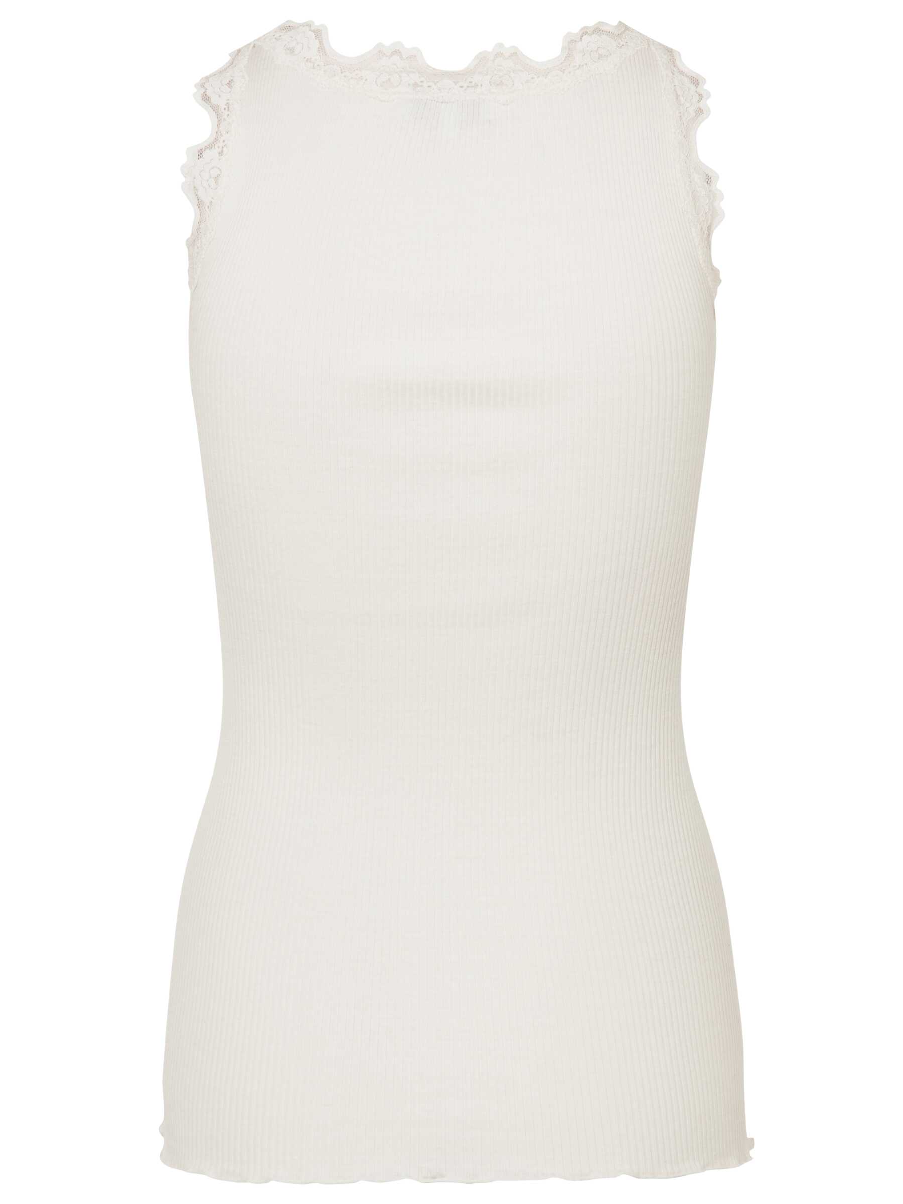 Rosemunde / RWBabette Silk SL U-neck Lace Top / ivory