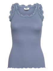 Rosemunde / RWBabette Silk SL U-neck Lace Top / infinity