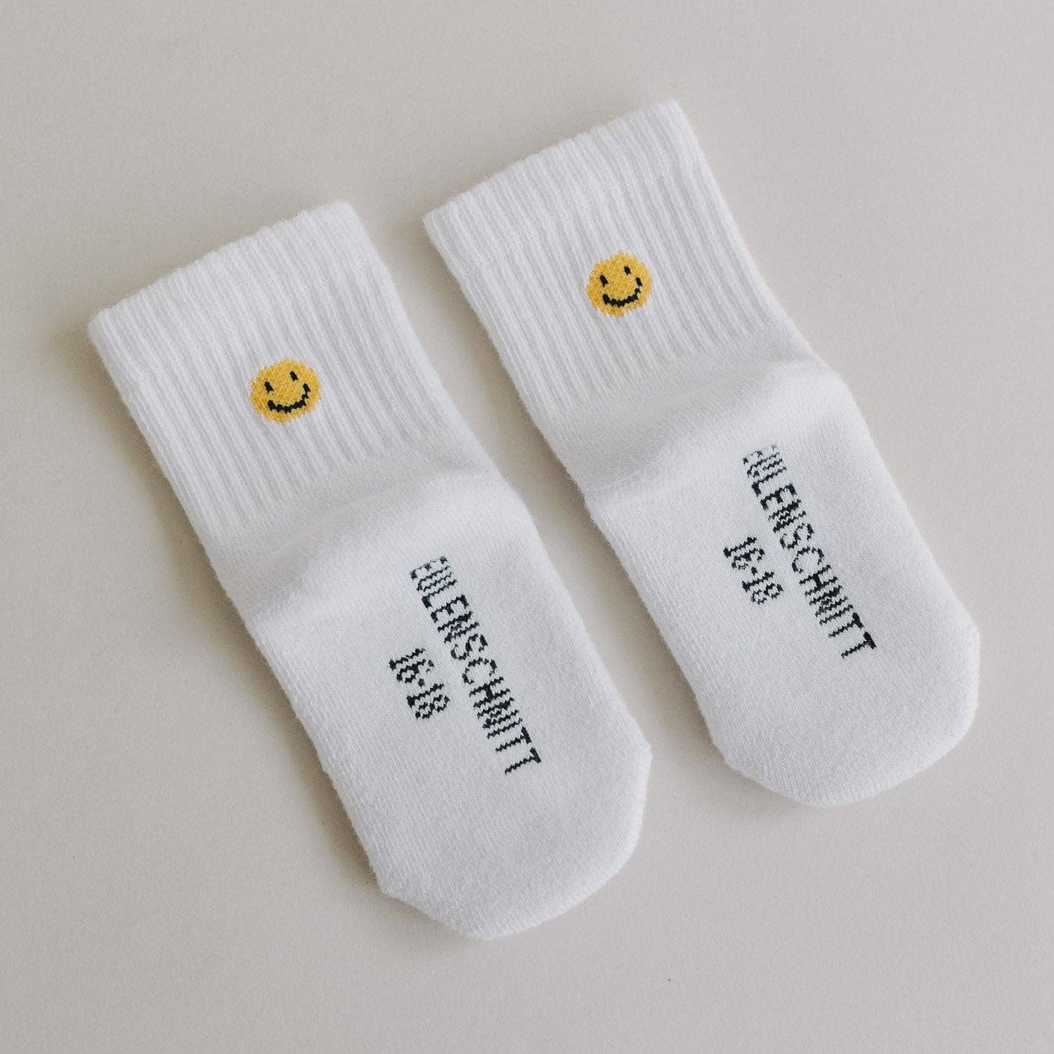 Eulenschnitt - Babysocken Smiley 16-18