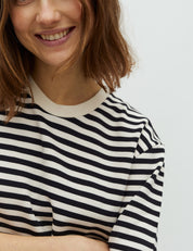 MbyM / Betsy Stripe - Emrys-M Top / T-shirt / Night Sky Sugar Stripe