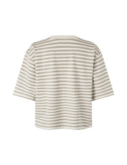 MbyM / Betsy Stripe - Emrys-M Top / T-shirt / Island Fossil Sugar Stripe