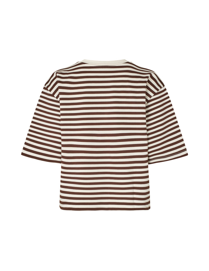 MbyM / Betsy Stripe Emrys-M Top / T-shirt / Java Sugar Stripe