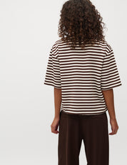 MbyM / Betsy Stripe Emrys-M Top / T-shirt / Java Sugar Stripe