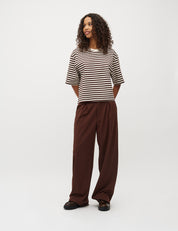 MbyM / Betsy Stripe Emrys-M Top / T-shirt / Java Sugar Stripe