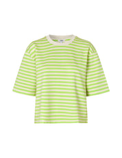 MbyM / Betsy Stripe Emrys-M Top / T-shirt / Sunny Lime Sugar Stripe