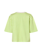 MbyM / Betsy Stripe Emrys-M Top / T-shirt / Sunny Lime Sugar Stripe