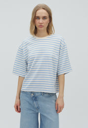 MbyM / Betsy Stripe - Emrys-M Top / T-shirt / Classic Blue Stripe