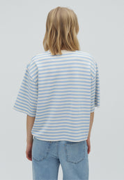 MbyM / Betsy Stripe - Emrys-M Top / T-shirt / Classic Blue Stripe
