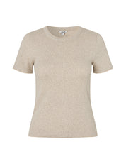 MbyM / Evelyn - Otis Crochet-M Top / T-shirt / Pelican Melange