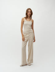MbyM / Evelyn - Essa Crochet-M Top / T-shirt / Pelican Melange
