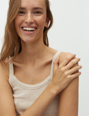 MbyM / Evelyn - Essa Crochet-M Top / T-shirt / Pelican Melange