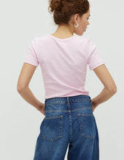 MbyM / Evelyn Otis-U-M T-shirt / Pale Rose