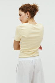 MbyM / Evelyn Otis-U-M T-shirt / Summer Yellow