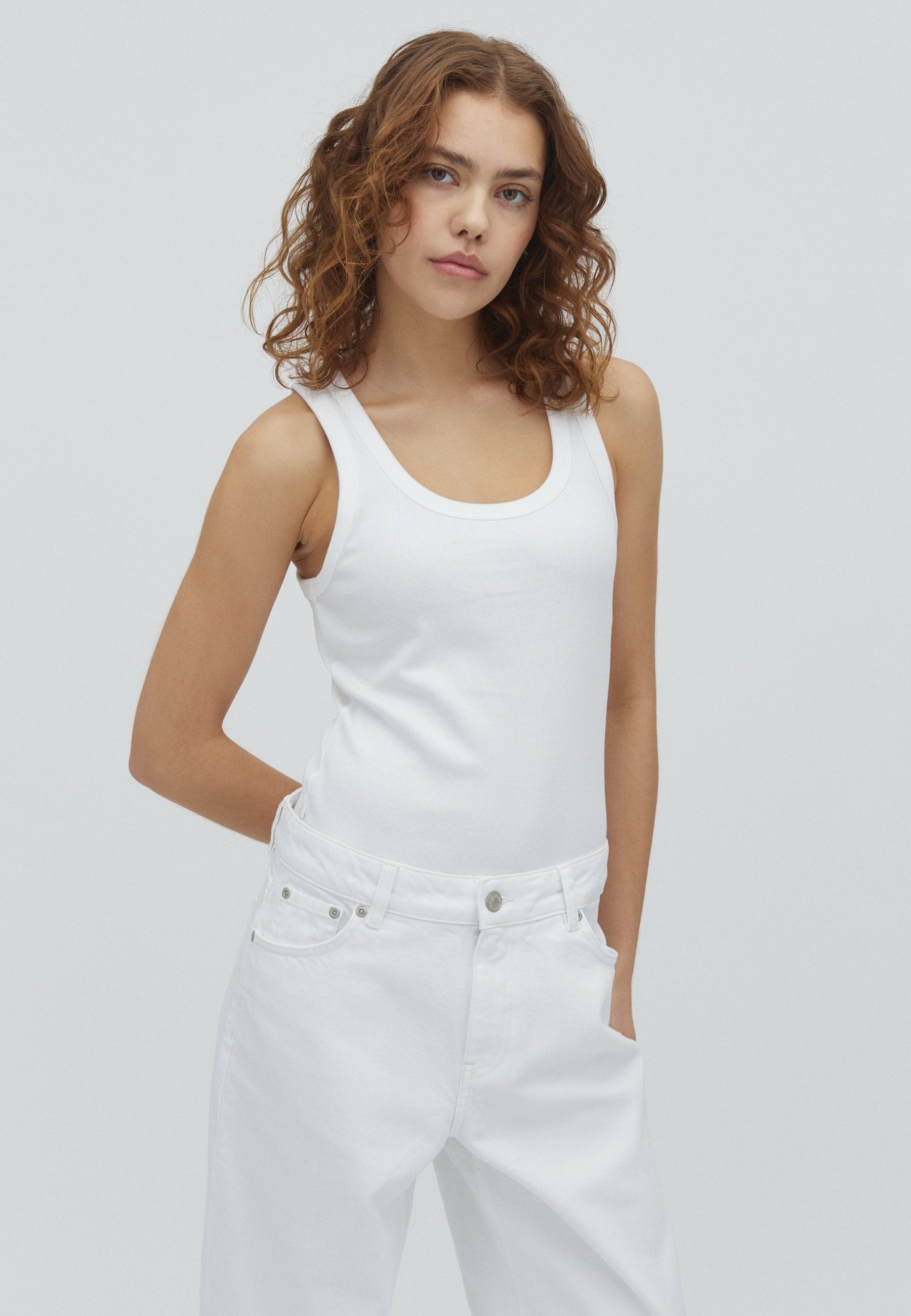 MbyM / Evelyn Jaxson U-M Top / White