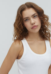 MbyM / Evelyn Jaxson U-M Top / White
