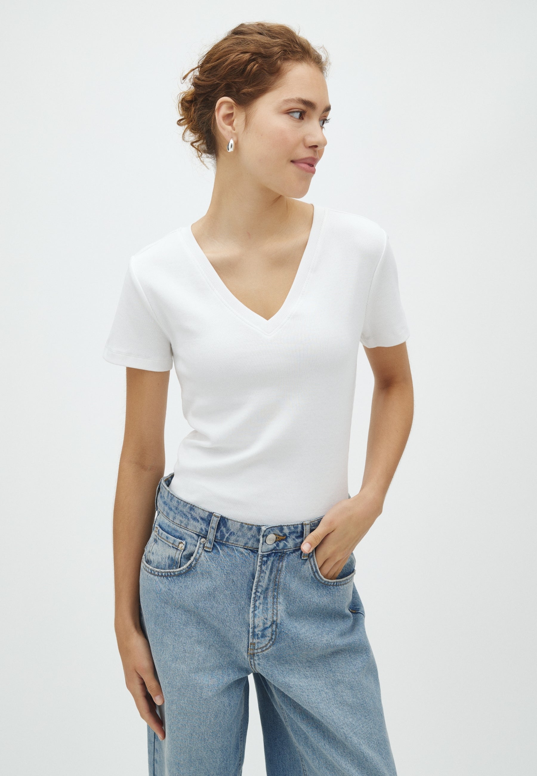 MbyM / Otis V-M Evelyn T-shirt / White