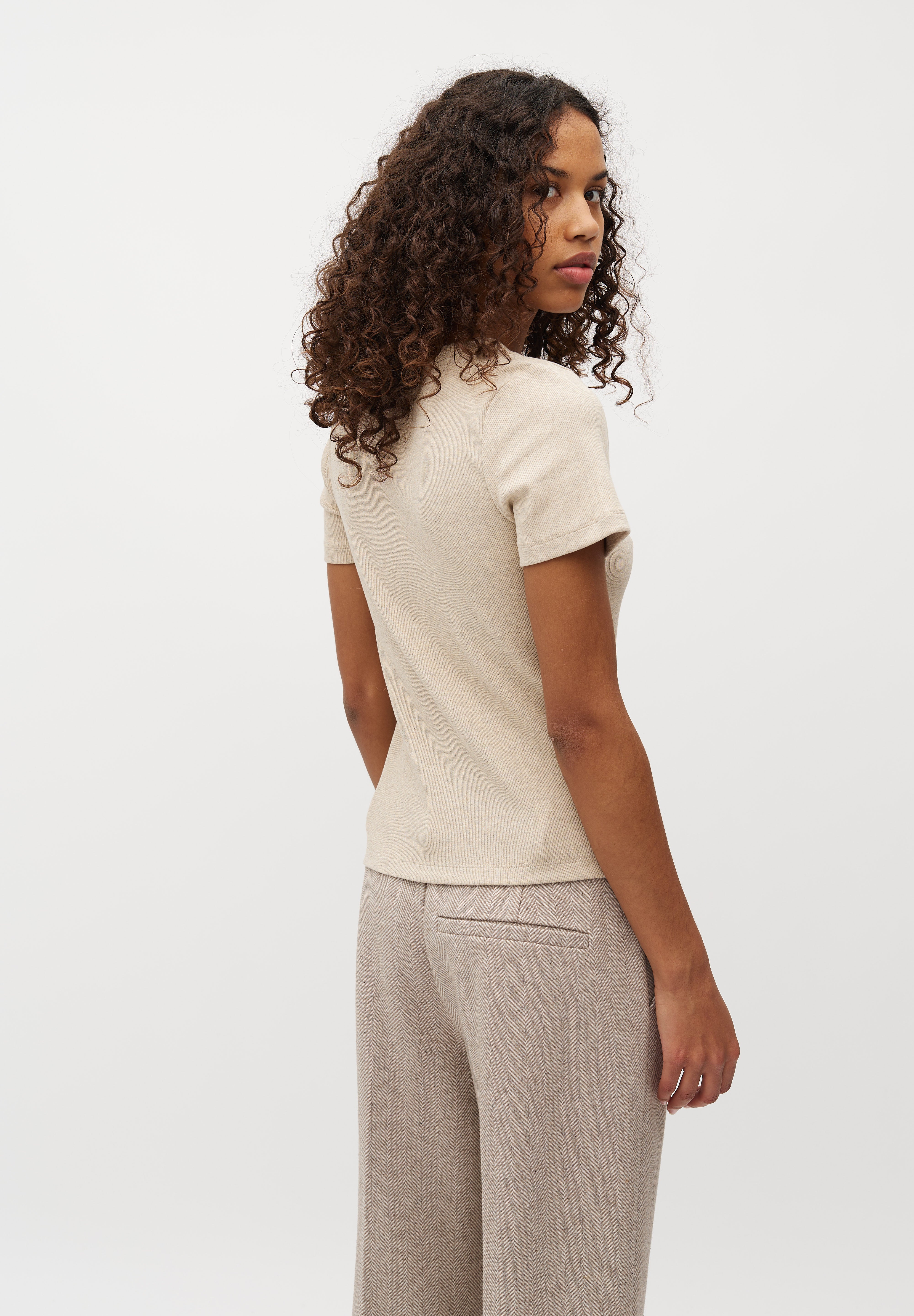 MbyM / Otis-M Evelyn Top / T-shirt / Earth Melange