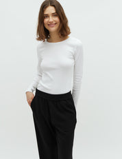 MbyM / Evelyn Otis LS-M Top / T-shirt / White
