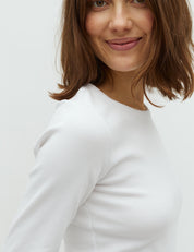 MbyM / Evelyn Otis LS-M Top / T-shirt / White