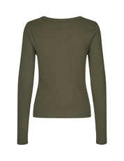 MbyM / Otis LS-M Evelyn Top / Warm Olive