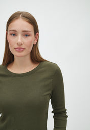 MbyM / Otis LS-M Evelyn Top / Warm Olive