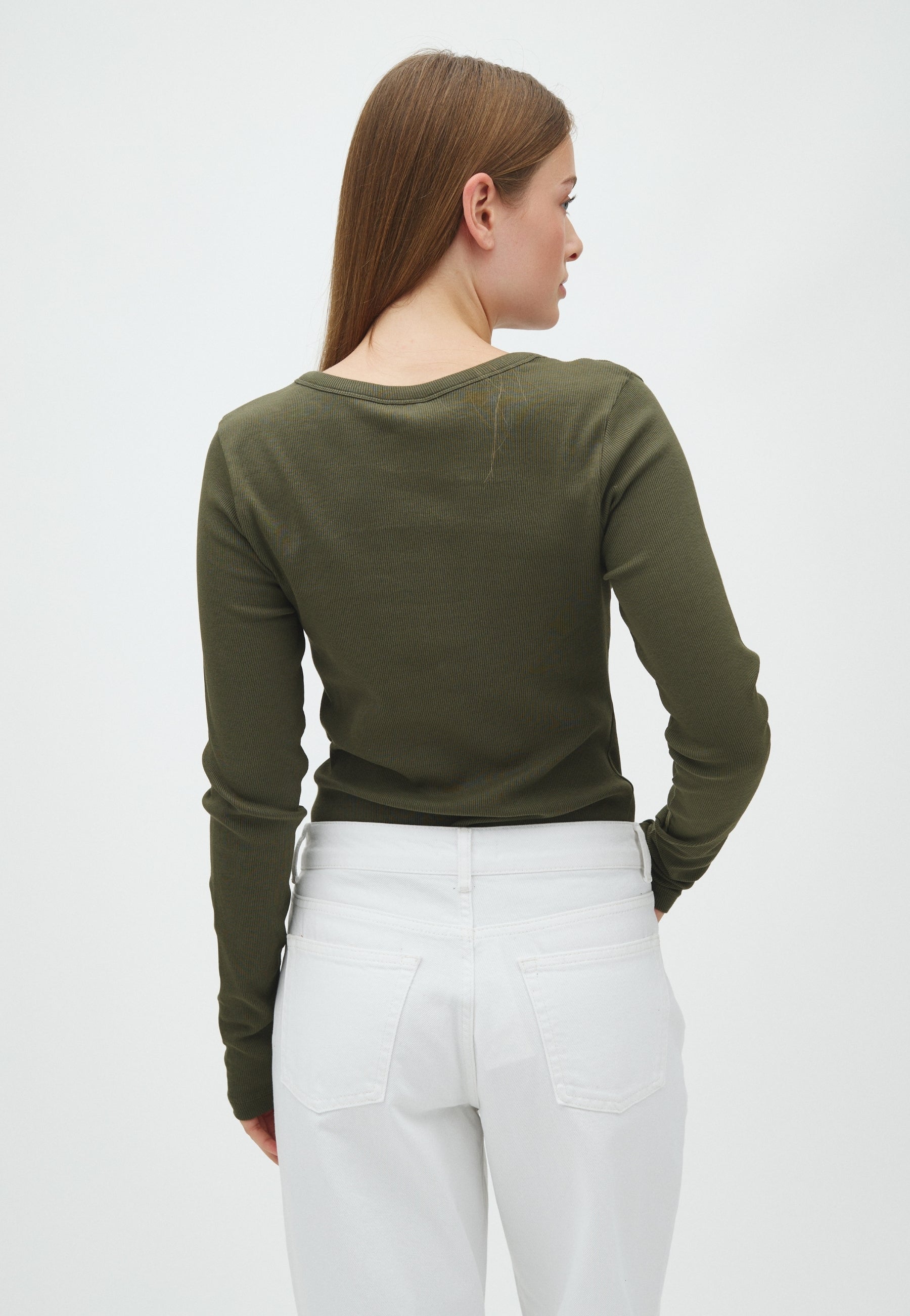 MbyM / Otis LS-M Evelyn Top / Warm Olive