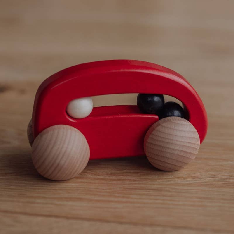 Auto mit Perlen: Red