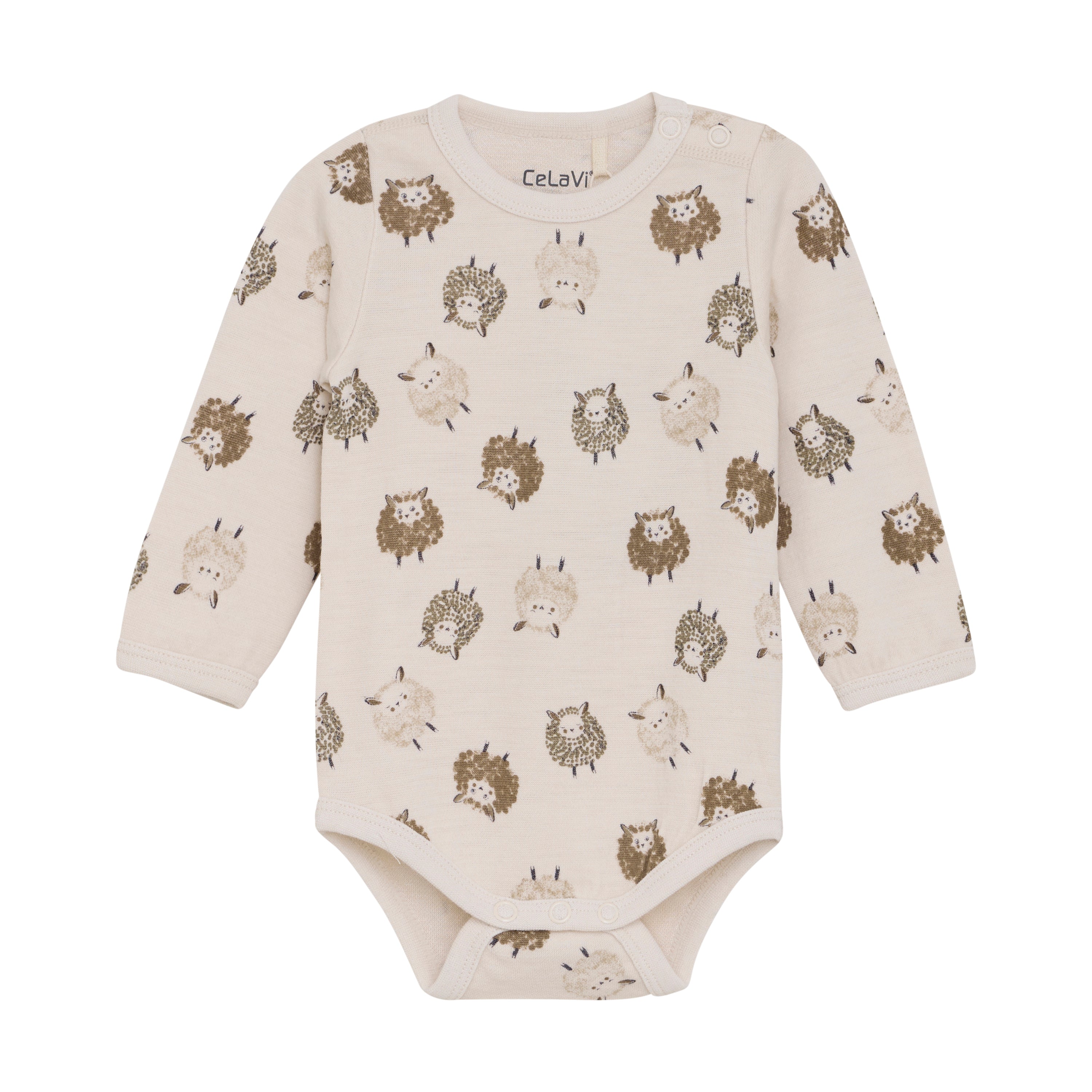 CeLaVi / Body LS - AOP / Brown
