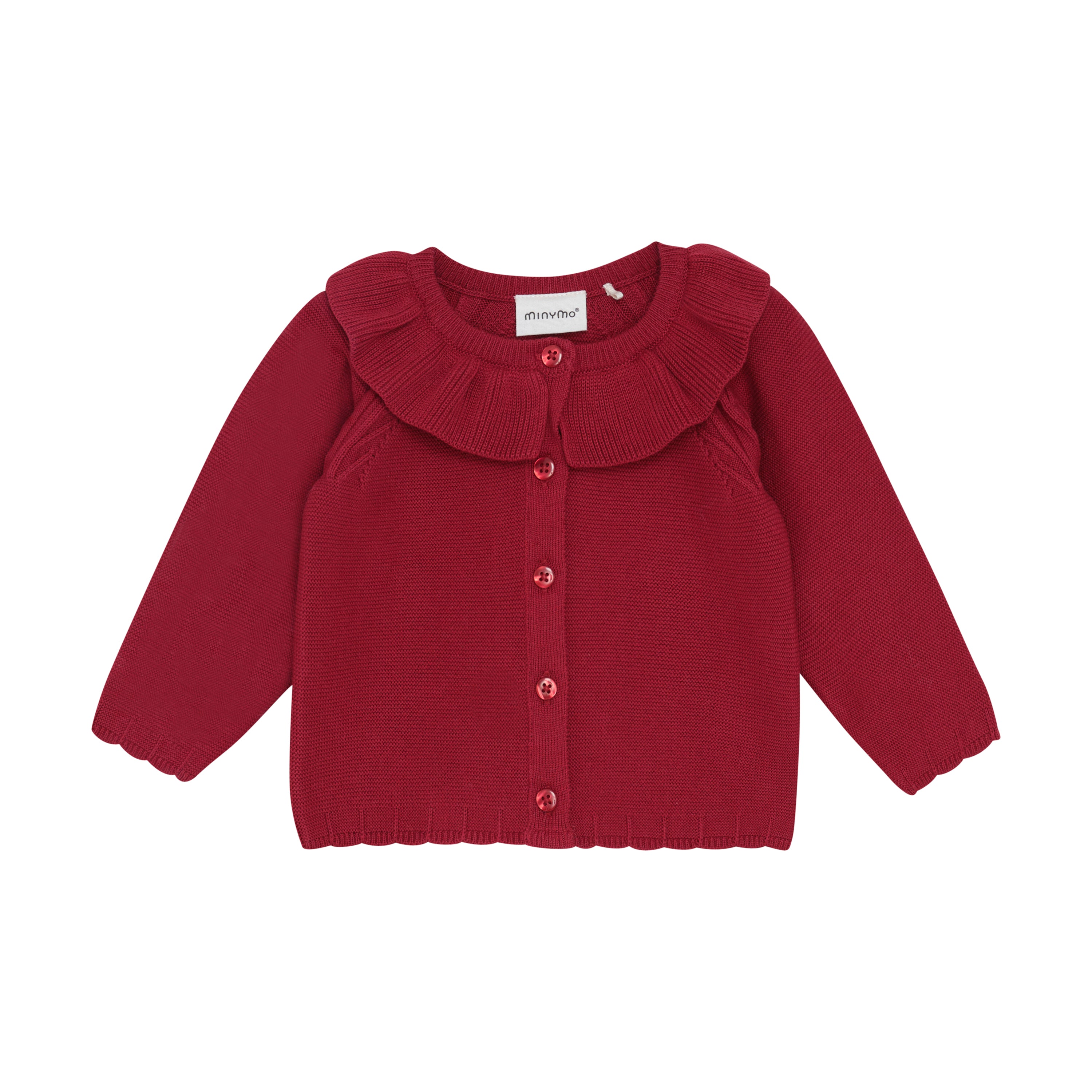 Minymo / Cardigan Knit / Rio Red