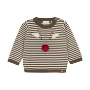 Minymo / Pullover Knit / Chocolate Chip