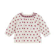 Minymo / Blouse LS AOP / Eggnog