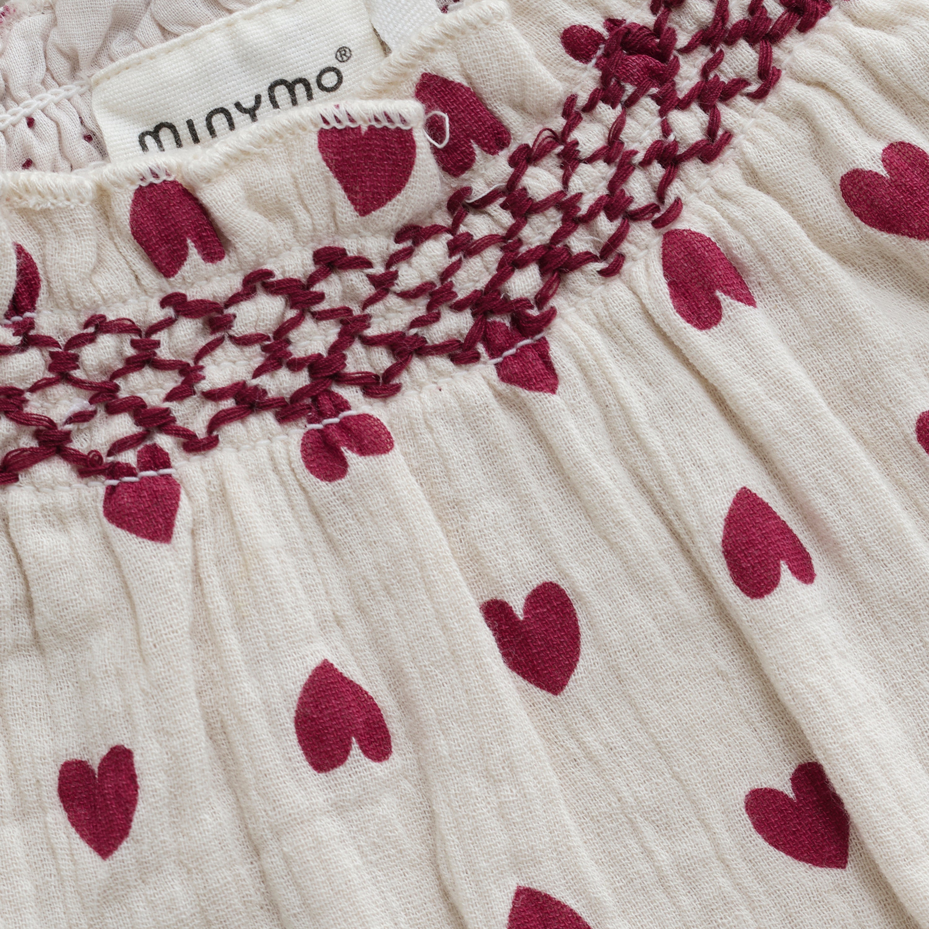 Minymo / Blouse LS AOP / Eggnog